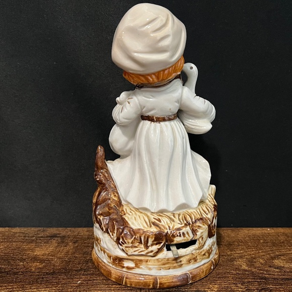 Boy Holding Goose Music Box - Picture 4 of 9